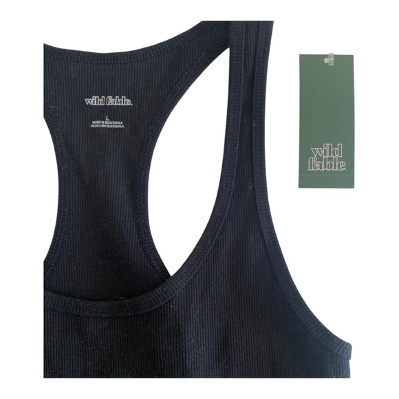 Women's Ribbed Tank Top - Wild Fable - Black - Picture 2 of 4